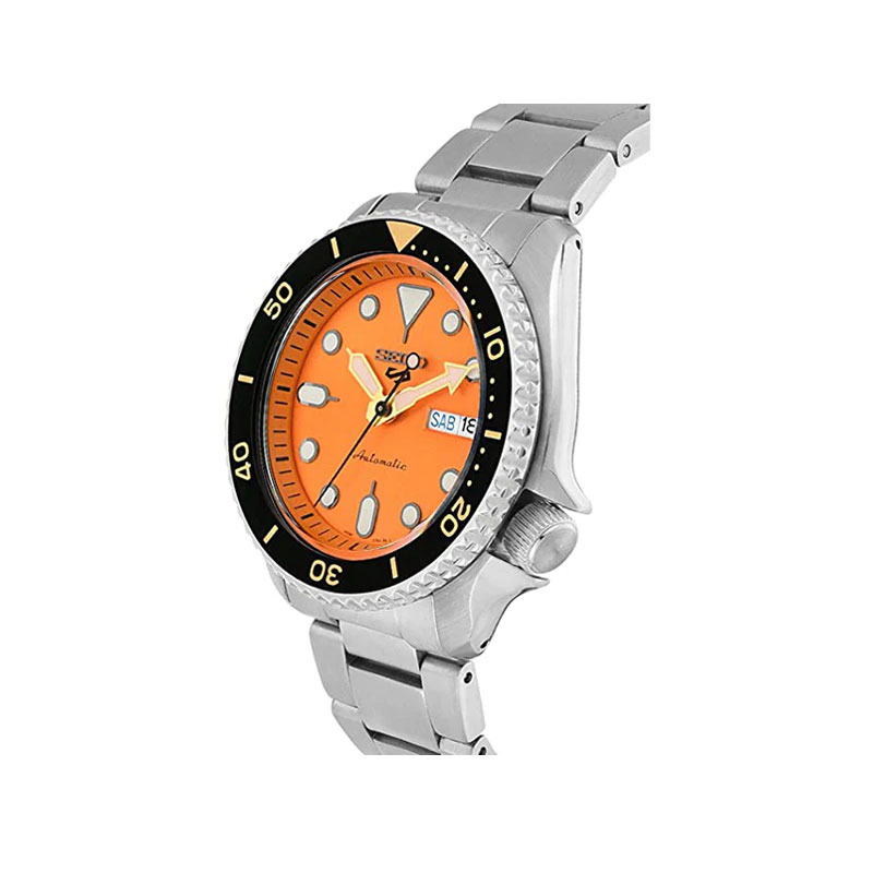 Seiko 5 SRPD59K1 Sports Orange Dial Automatic Men's Wrist Watch