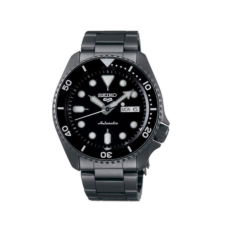 Seiko 5 SRPD65K1 Sports Black Dial Automatic Men's Wrist Watch