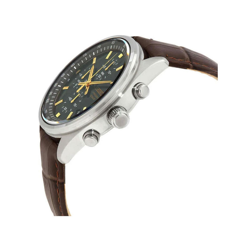 Seiko Chronograph Quartz Green Dial Men's Watch (SSB385)