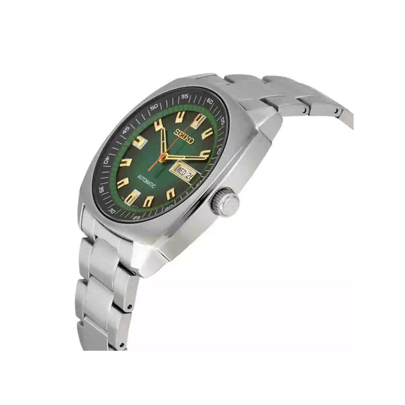 Seiko SNKM97 Recraft Green Dial Automatic Men's Wrist Watch