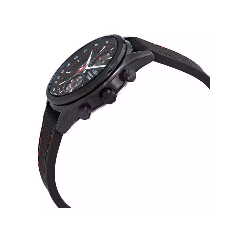 Seiko Solar Chronograph Black Dial Men's Watch (SSC777P1)