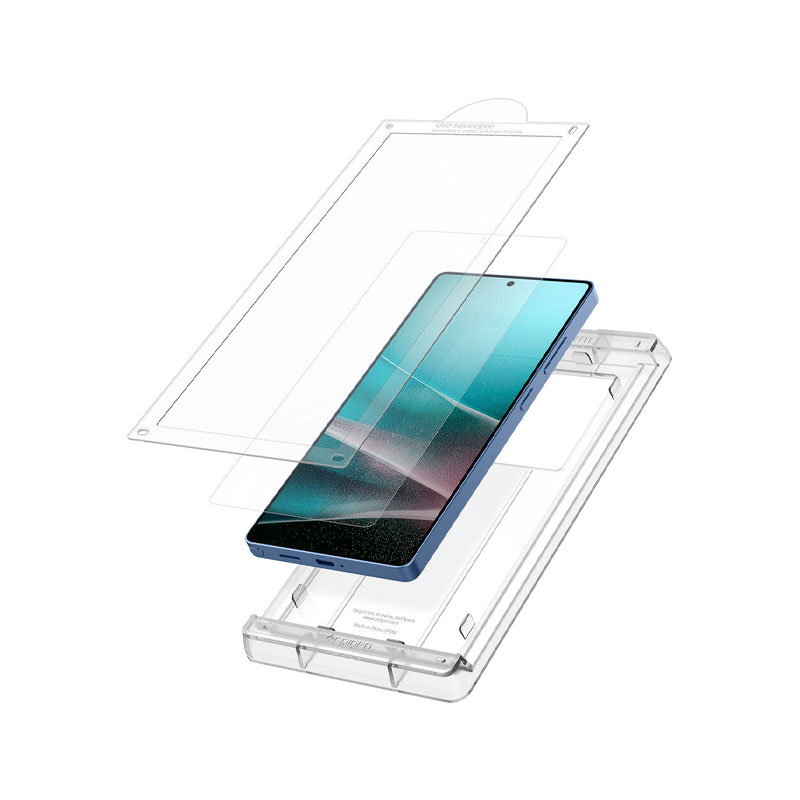 Spigen EliteShield EZ Fit HD Screen Protector for Galaxy S25 Ultra
