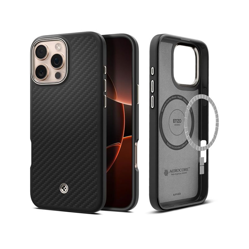 Spigen Enzo Aramid MagFit Case for iPhone 16 Pro Max