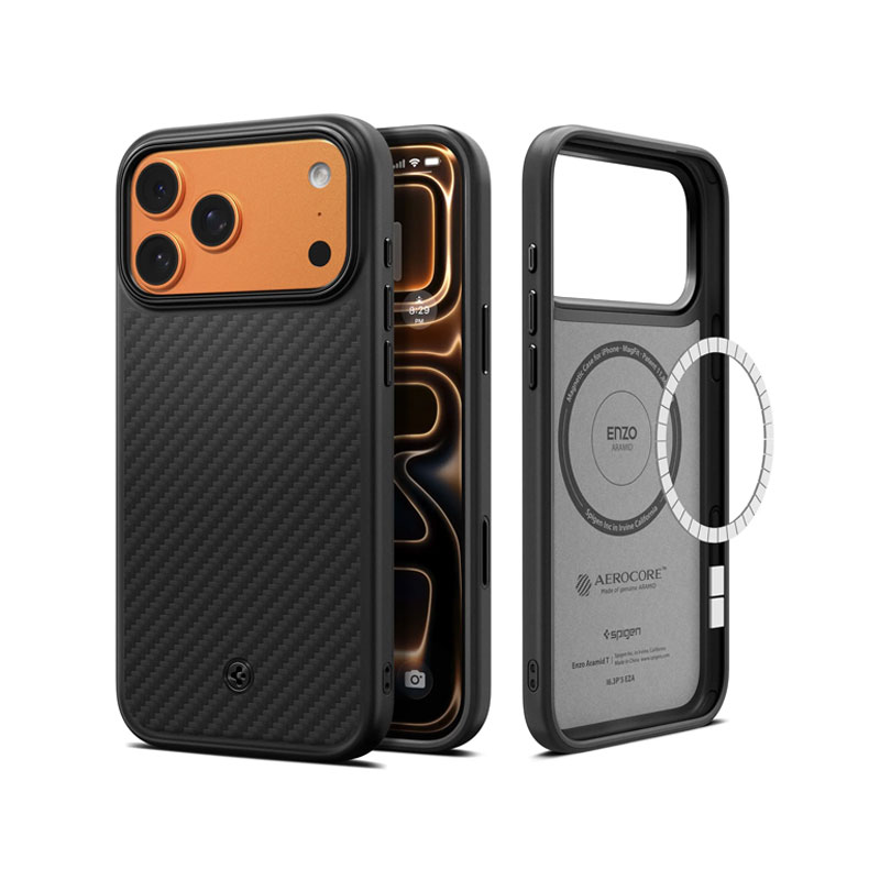 Spigen Enzo Aramid-T MagFit Case for iPhone 17 Pro Max