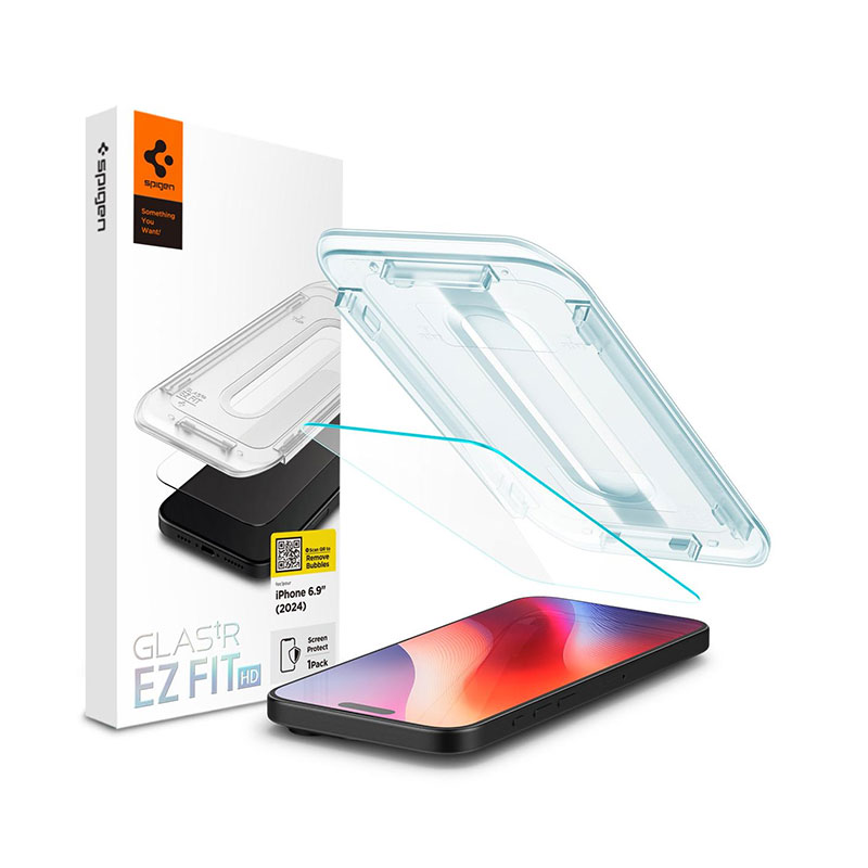 Spigen GLAS.tR EZ Fit HD Screen Protector for iPhone 16 Pro Max (1Pc)