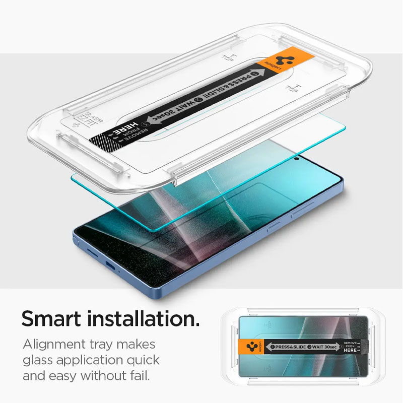Spigen Glas.tR EZ Fit HD Screen Protector for Galaxy S25 Ultra (1Ps)