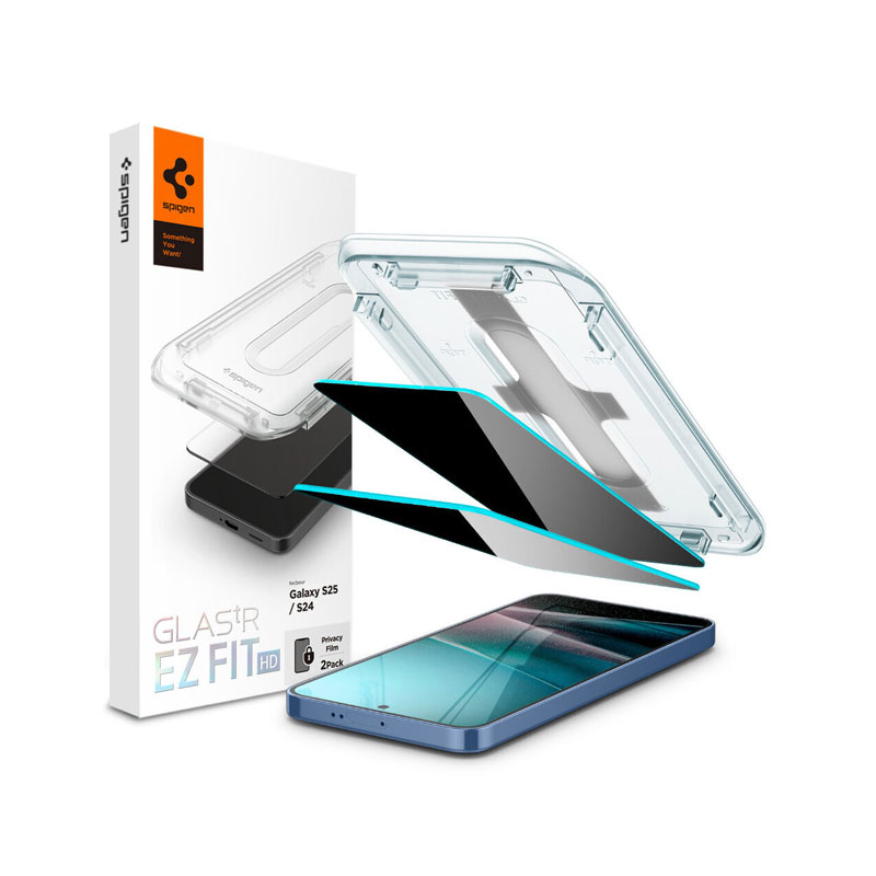 Spigen Glas tR EZ Fit Privacy Screen Protector for Galaxy S25/S24 (1 Piece)