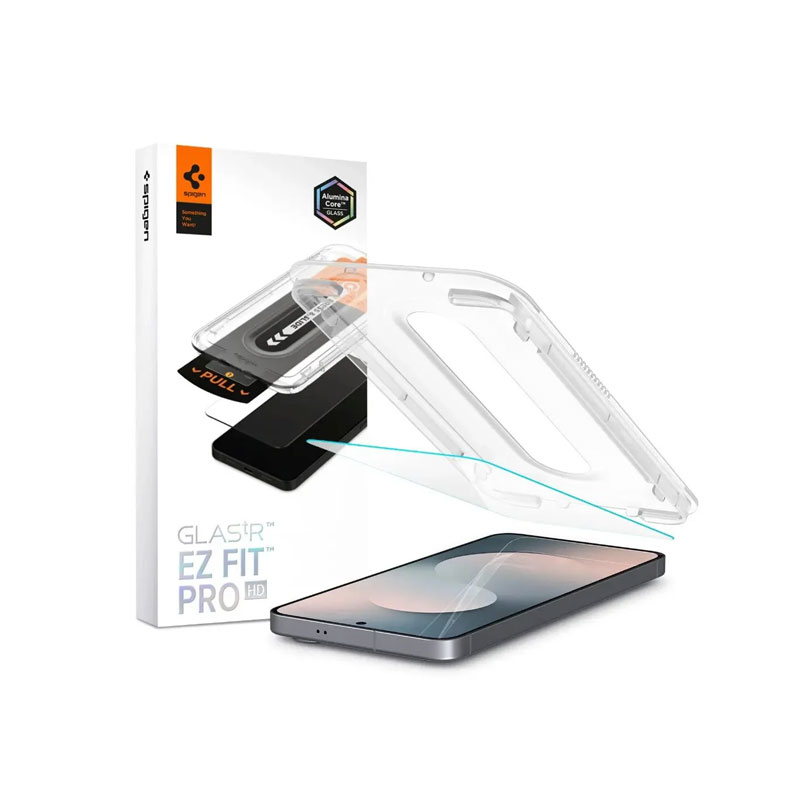 Spigen Glas tR EZ Fit Pro HD Screen Protector for Galaxy S25 FE (1 Piece)
