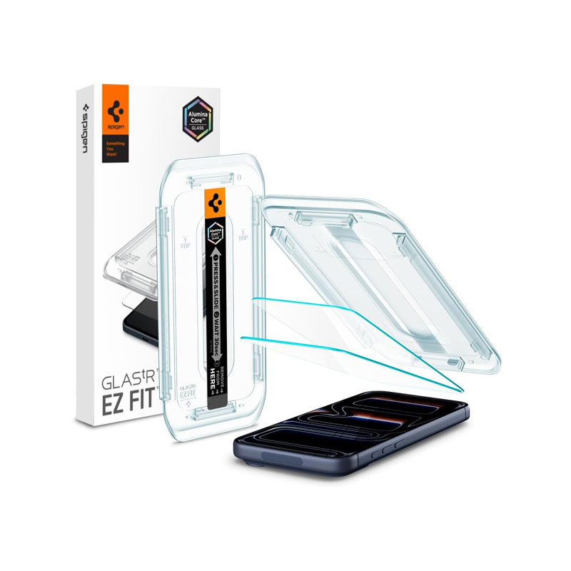 Spigen Glas tR EZ Fit Pro HD Screen Protector for iPhone 17/ 17 Pro (1pc)