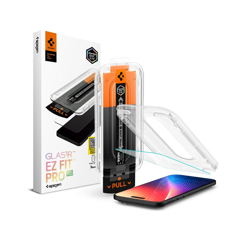 Spigen Glas tR EZ Fit Pro HD Screen Protector for iPhone Air (1Pc)