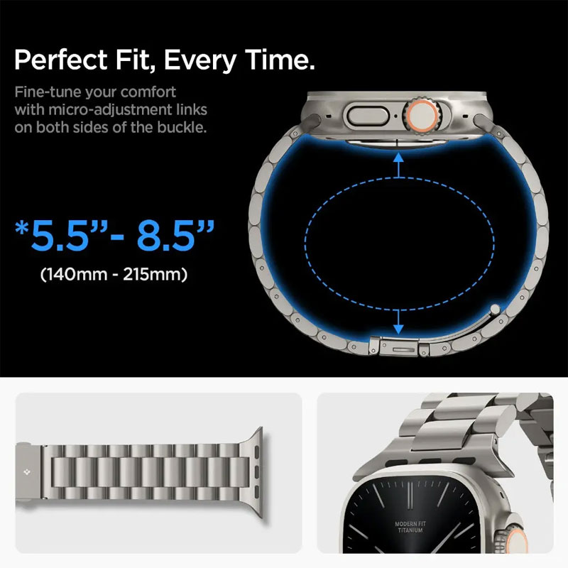 Spigen Modern Fit Titanium Band for Apple Watch Ultra 49/46/45/44/42mm