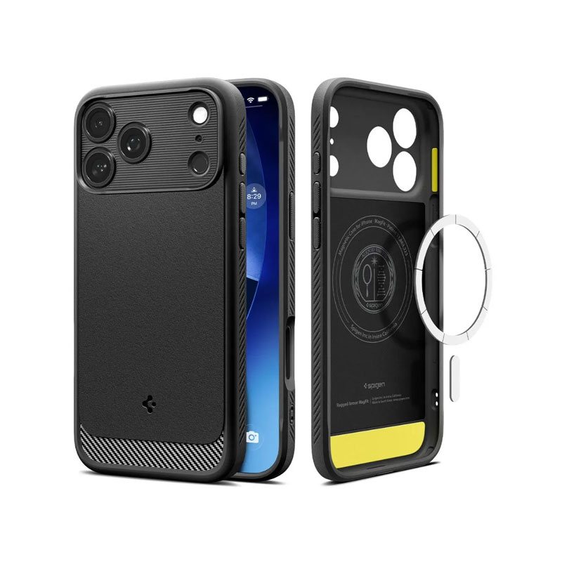 Spigen Rugged Armor MagFit Case for iPhone 17 Pro Max