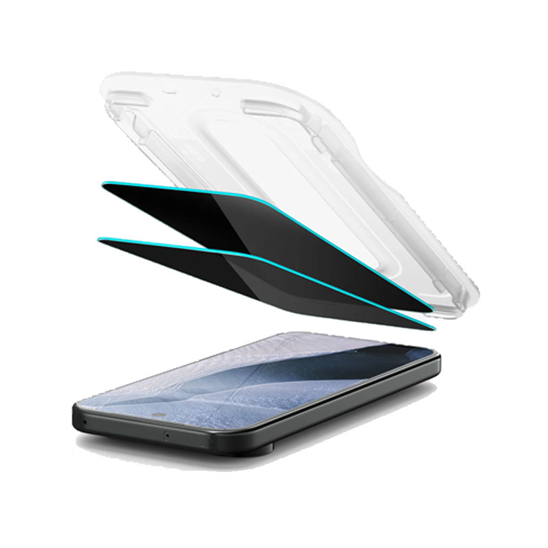 Spigen Glas tR EZ Fit Pro Privacy Screen Protector for Pixel 11 Pro/10 Pro/9 Pro/9 (1 Pc)