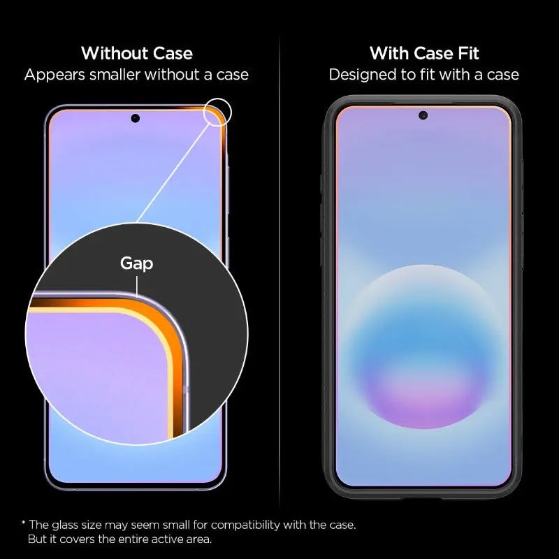 Spigen Glas Tr EZ Fit Pro Screen Protector for Galaxy A57 5G (1 Piece)