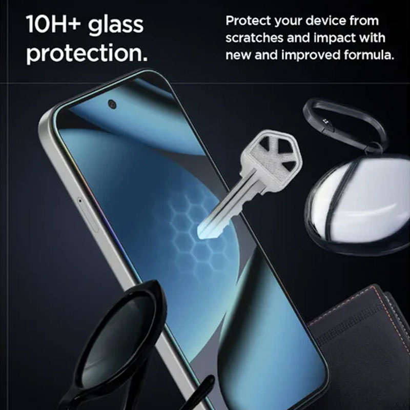 Spigen Glas Tr EZ Fit Pro Screen Protector for Google Pixel 10a (1 Piece)