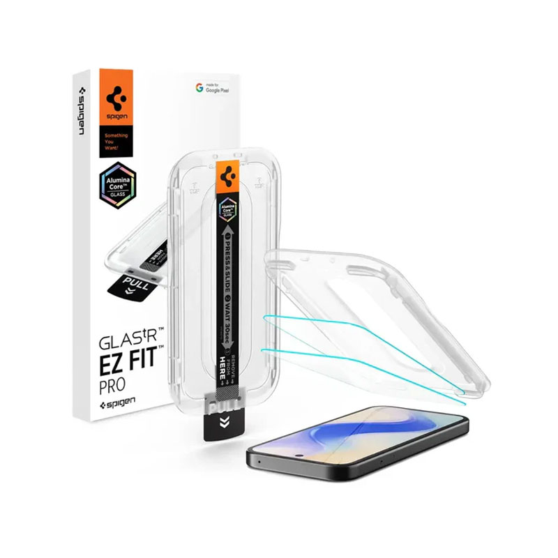 Spigen Glas Tr EZ Fit Pro Screen Protector for Google Pixel 10a (1 Piece)