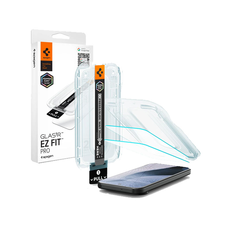 Spigen Glas tR EZ Fit Pro Screen Protector for Pixel 11 Pro XL (1 Pc)
