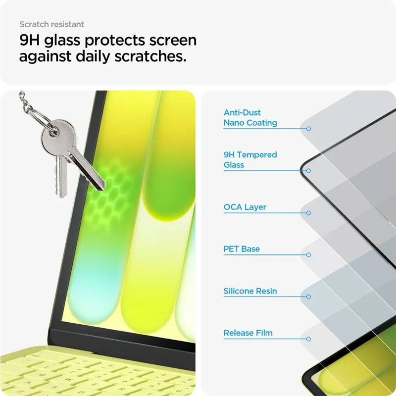 Spigen GLAS tR Slim Screen Protector for MacBook Neo 13"