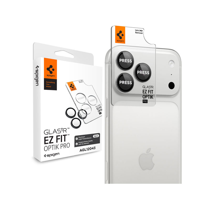 Spigen GlastR EZ fit Optik pro Camera Lens for iPhone 18 Pro Max