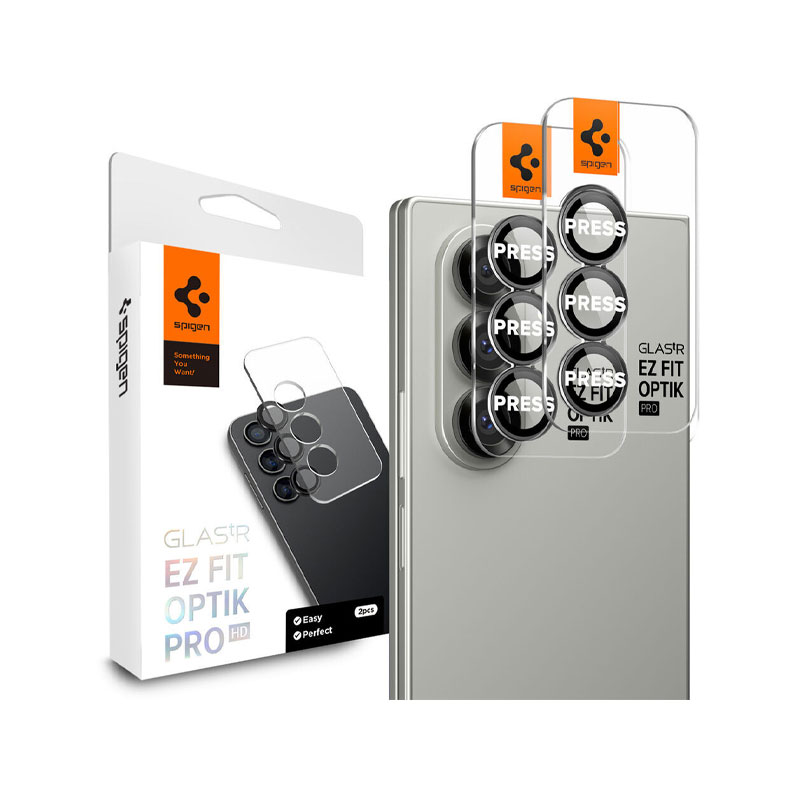Spigen GlastR EZ fit Optik Pro HD Camera Lens Protector for Galaxy Z Fold 8 Ultra (1 Piece)