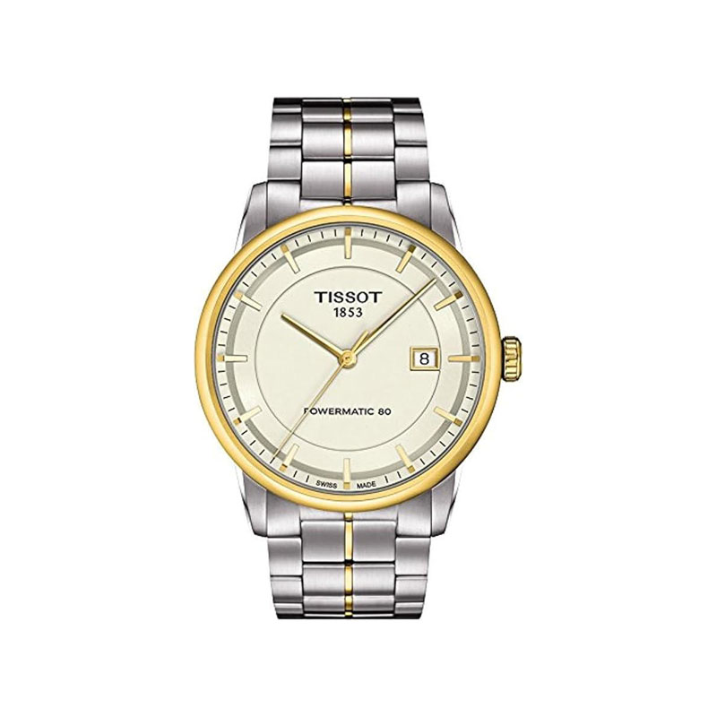 Tissot T0864072226100 Powermatic 80 Ivory Dial Men's Watch