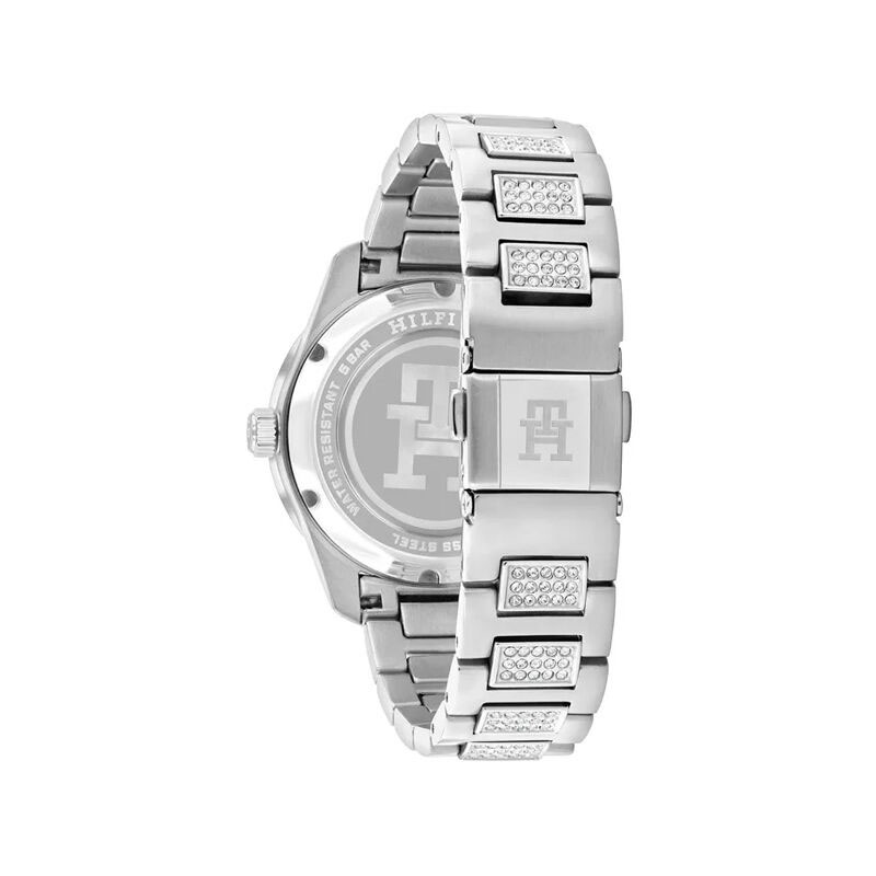 Tommy Hilfiger 36MM T85 Green Dial Crystals Women's Watch (TW001880)