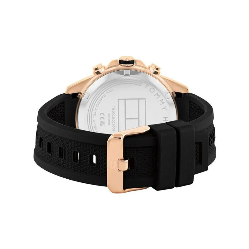 Tommy Hilfiger 46MM Multifunctional Rose Gold-Tone Sports Men's Watch (TW001869)