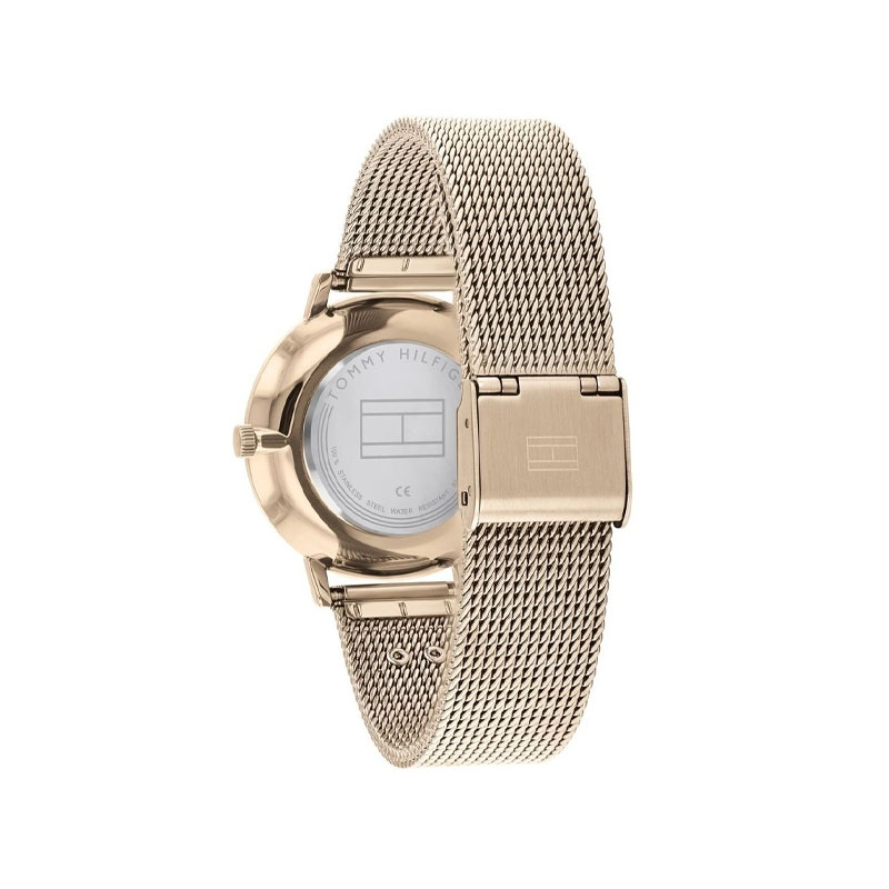 Tommy Hilfiger Tea Carnation Gold Mesh Women's Watch (TW000300)