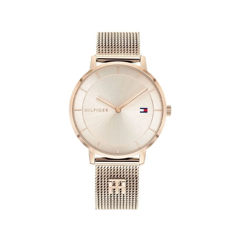 Tommy Hilfiger Tea Carnation Gold Mesh Women's Watch (TW000300)