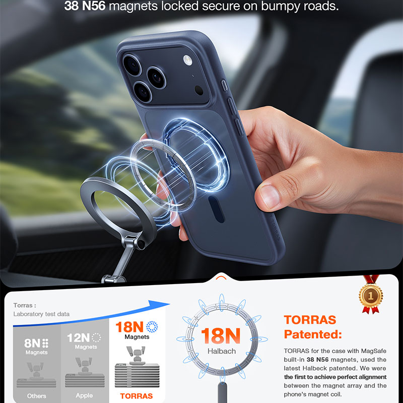 TORRAS Guardian Magnetic Case for iPhone 17 Pro