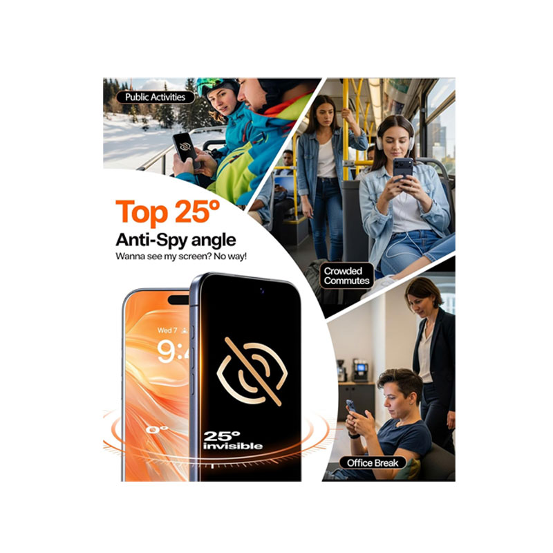 TORRAS Install Master Privacy Screen Protector for iPhone 17 Pro