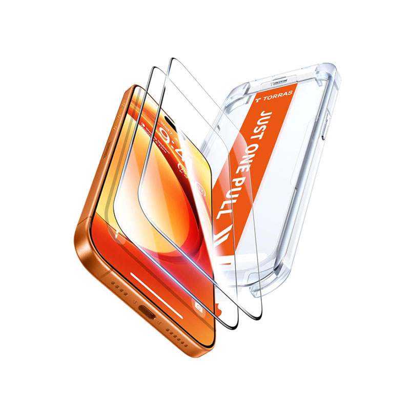 TORRAS Install Master Screen Protector for iPhone 17 Pro/ 16 Pro