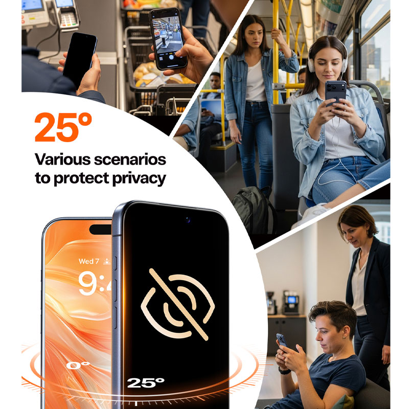 TORRAS Install Master Privacy Screen Protector iPhone 17 Pro Max