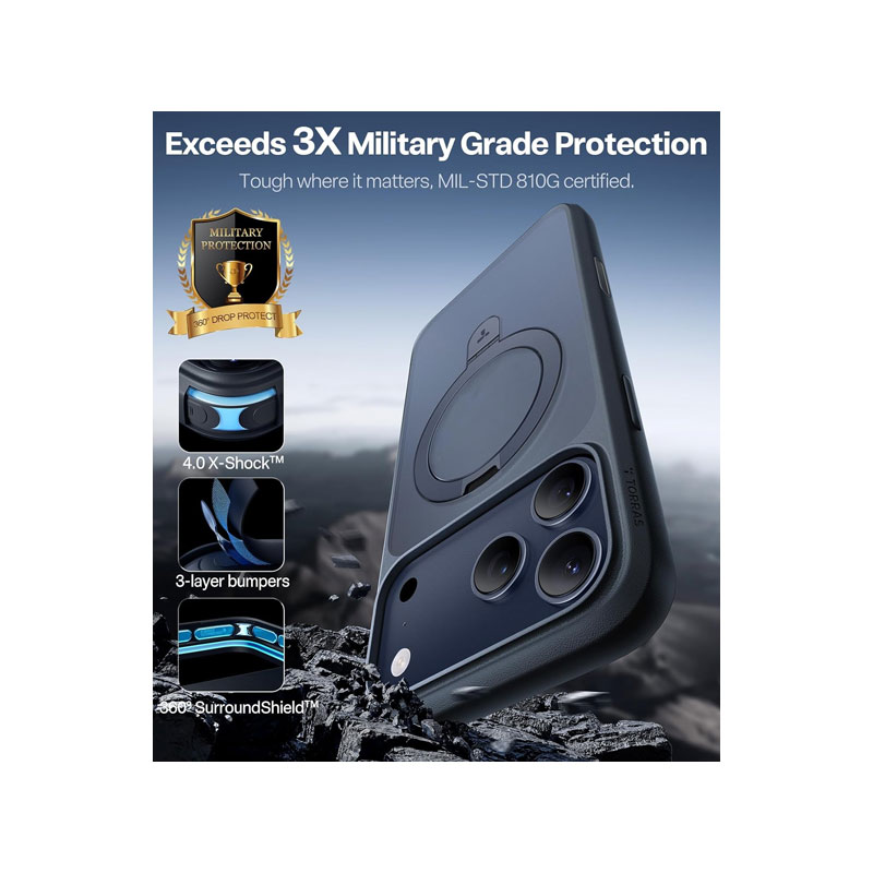 TORRAS Ostand Pro Case for iPhone 17 Pro