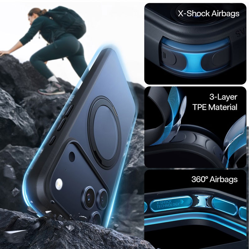 TORRAS Ostand Pro Case for iPhone 17 Pro Max