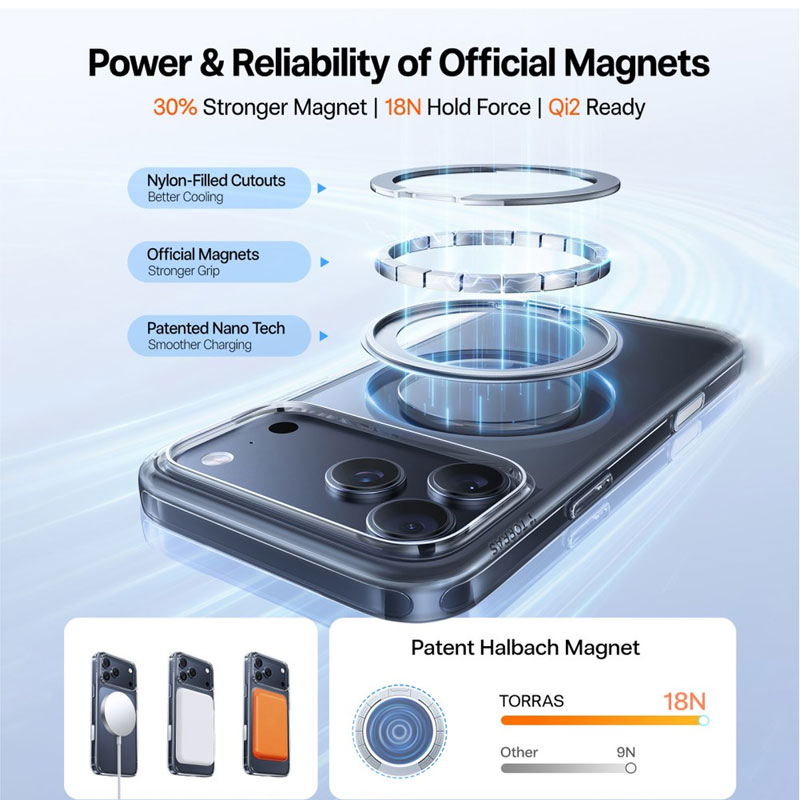 TORRAS Ostand Pro Case for iPhone 17 Pro Max