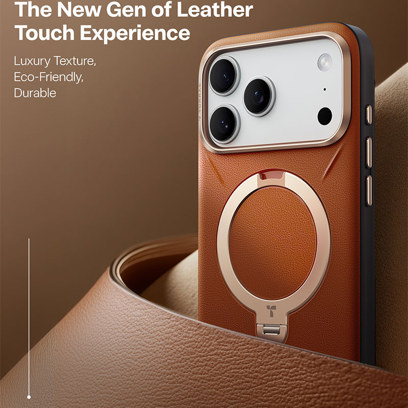 Torras Ostand Spin VegSkin Case for iPhone 17 Pro Max
