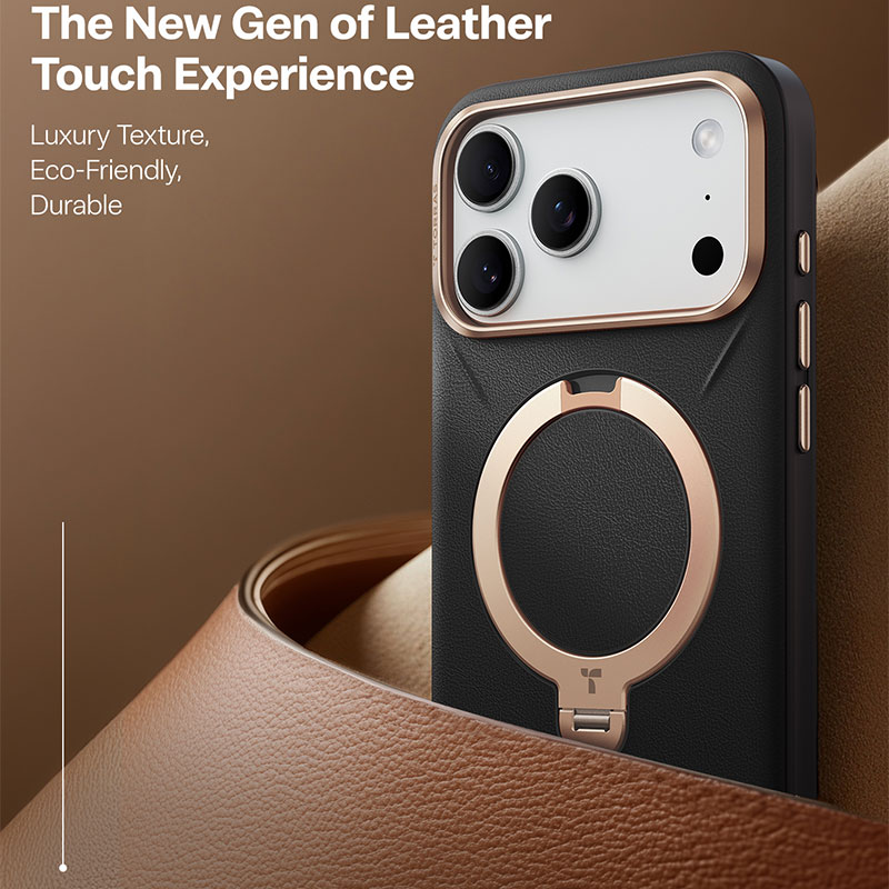 Torras Ostand Spin VegSkin Case for iPhone 17 Pro Max