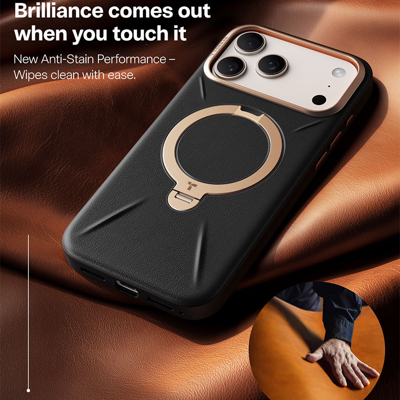 Torras Ostand Spin VegSkin Case for iPhone 17 Pro Max