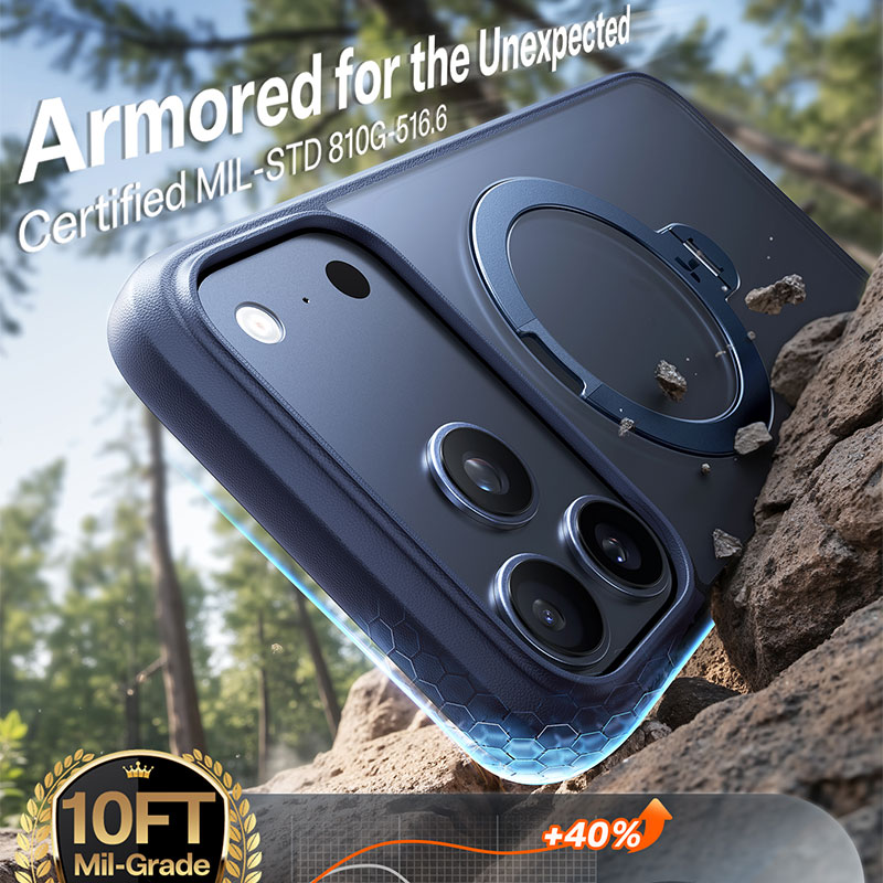 TORRAS Ostand Spin Case for iPhone 17 Pro Max