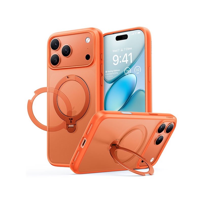TORRAS Ostand Spin Case for iPhone 17 Pro Max
