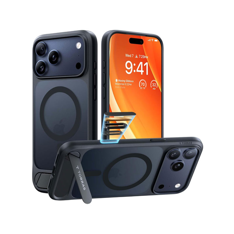 TORRAS Pstand Case for iPhone 17 Pro