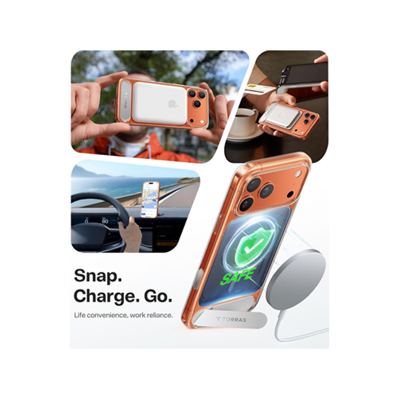 TORRAS Pstand Case for iPhone 17 Pro