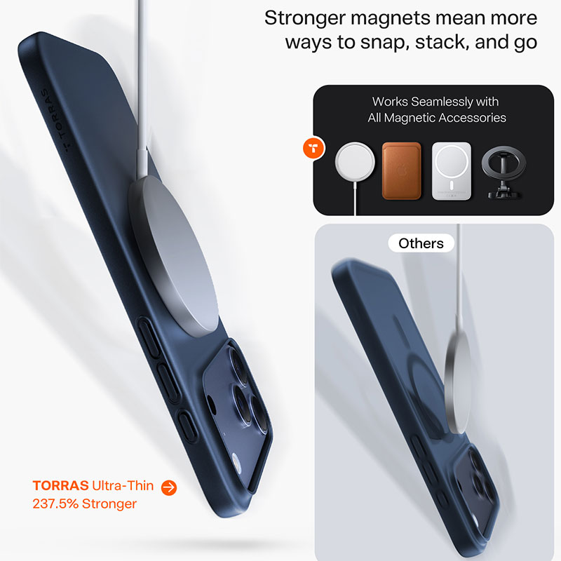 TORRAS SlimFit Mag Case for iPhone 17 Pro Max