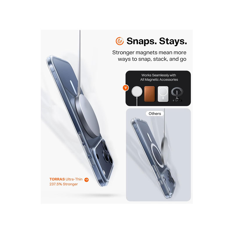 TORRAS SlimFit Mag Case for iPhone 17 Pro Max