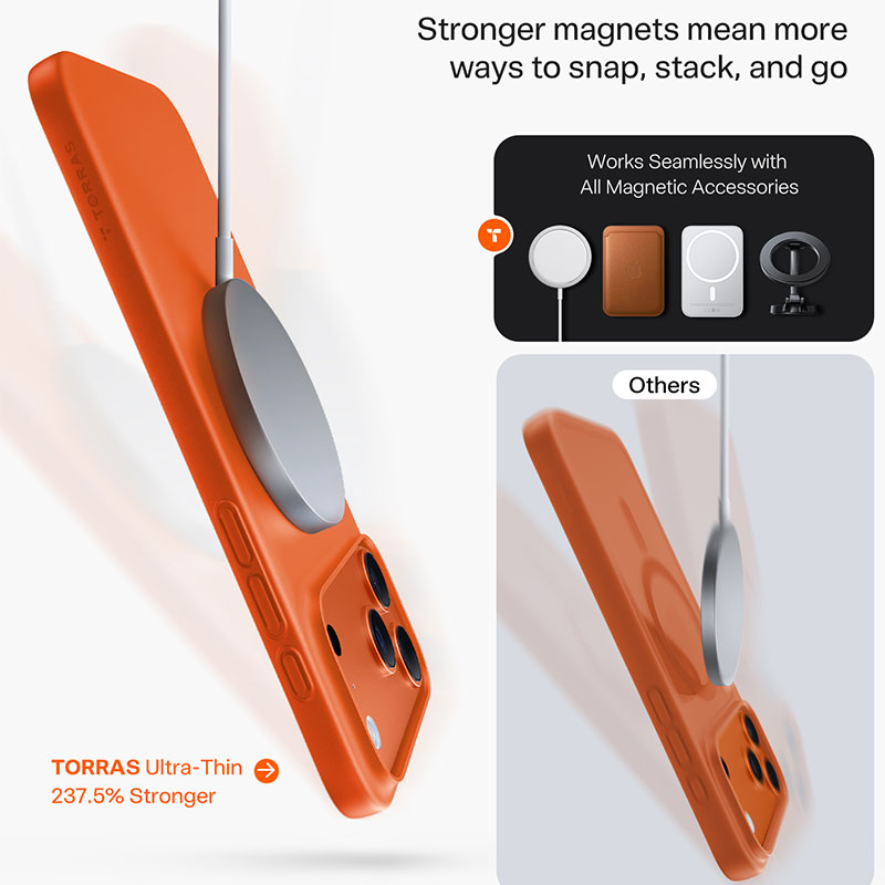 TORRAS SlimFit Mag Case for iPhone 17 Pro Max