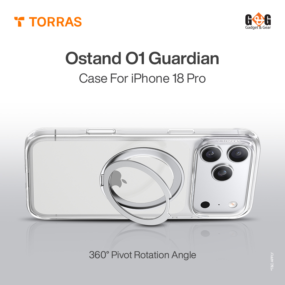TORRAS Ostand O1 Guardian Case for iPhone 18 Pro