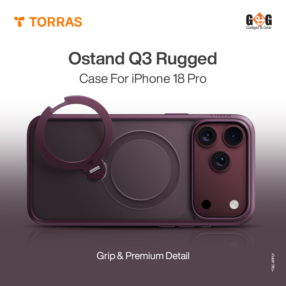 TORRAS Ostand Q3 Spin Case for iPhone 18 Pro