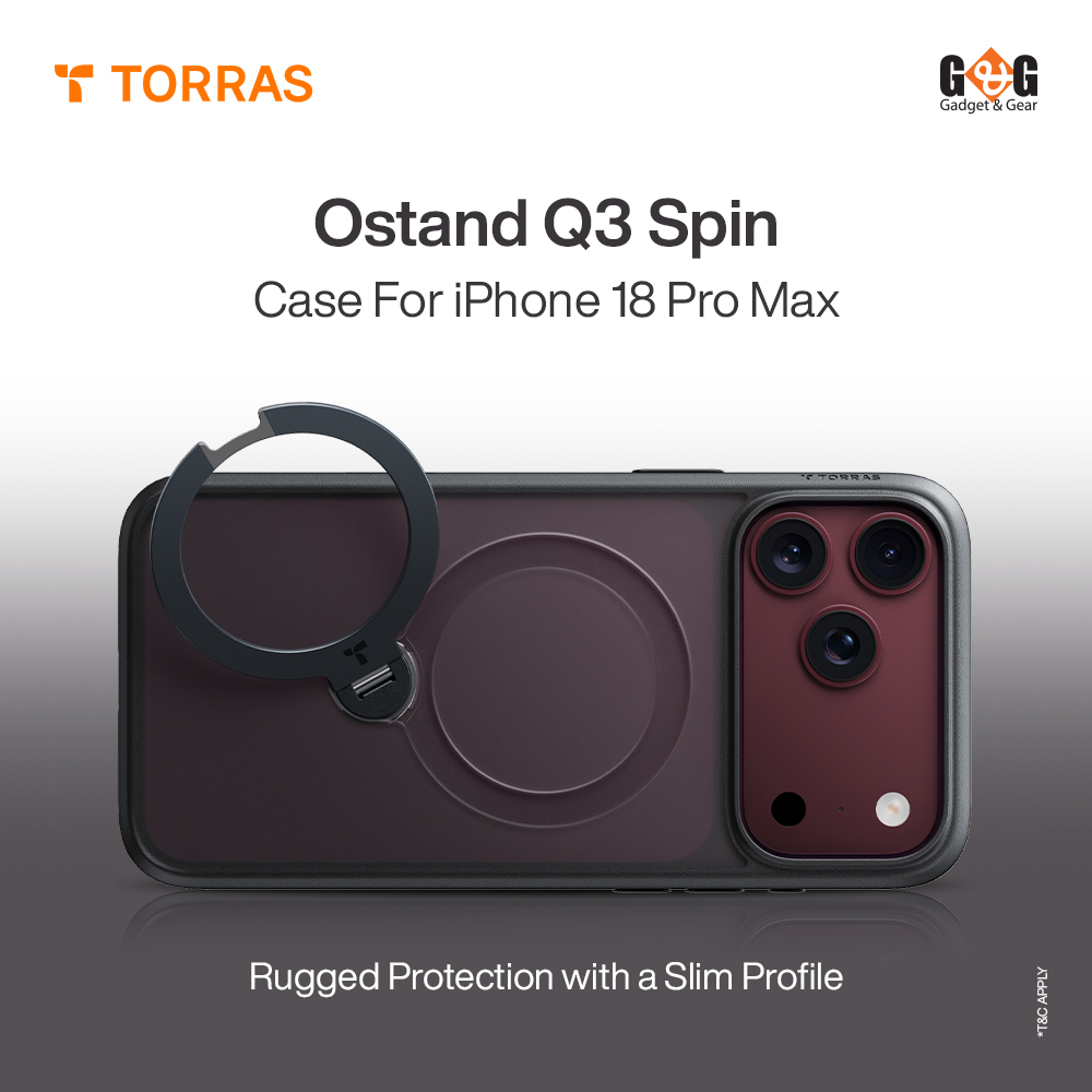 TORRAS Ostand Q3 Spin Case for iPhone 18 Pro Max