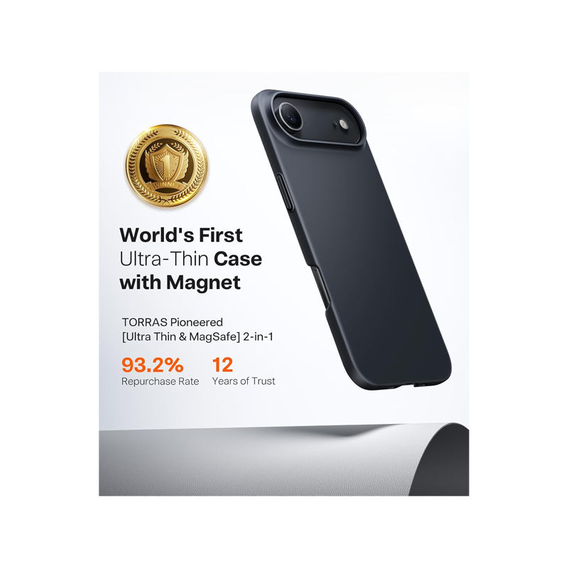 TORRAS SlimFit Mag Case for iPhone Air